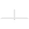 Ekena Millwork Eugene Architectural Grade PVC Gable Bracket, 96"W x 32"H x 2"D x 4"F, 8/12 Pitch GBP096X32X0204EUG00 - alternate 3